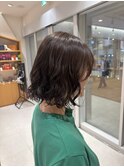 ボブのコテ巻き風パーマ ＊