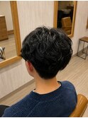 メンズ×シャドウパーマ