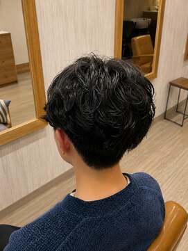ブラウヘアアンドケア(care) メンズ×シャドウパーマ