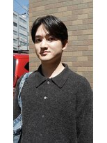 ブラウン(BROUN) 扱いやすいナチュラルセンターパート