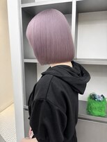 ゲーム 原宿店(GAME)&nbsp;ダブルカラーケアブリーチハイトーンベージュレイヤーボブ