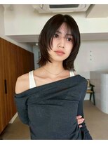 フィルムス 横浜(FILMS+) くびれレイヤー/オリーブベージュ/顔周り/シースルー/横浜+