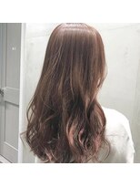 アンド バイ ヘアサロン(AND by hair salon) ピンクブラウンカラー