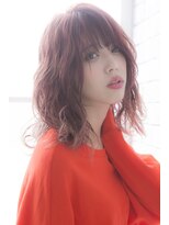 ミエル ヘア 新宿(miel hair)&nbsp;ミディピンクアッシュ【新宿】