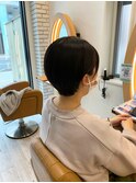 ネイビーアッシュ【丸みショート】10代20代30代