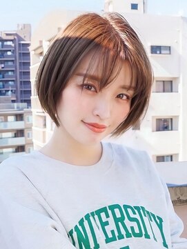 アグ ヘアー マハロ 矢巾店(Agu hair mahalo) 《Agu hair》軽ふわ★シルキーベージュショート