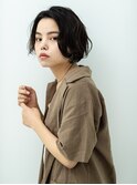 外ハネボブ/美髪のススメ/韓国マッシュ/ブルーブラック/髪質改善