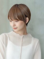 エースハバナ 渋谷(1 HAVANA)&nbsp;20代30代大人かわいい斜めバングデザインカラーシルキーベージュ