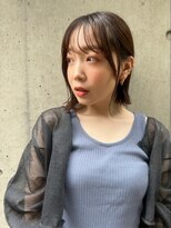 ゼンコー キチジョウジ シェール(ZENKO KICHIJOJI chere) 耳かけぷつっとボブ/アッシュブラウン/吉祥寺