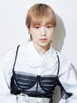 イーストハムヘッドショップ(EAST HAM head shop) ワイドバング/ショートウルフ/ゴールドブロンド