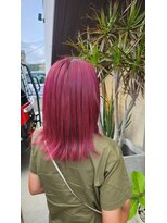 ヘアメイク ゼロ(0) PINKカラー