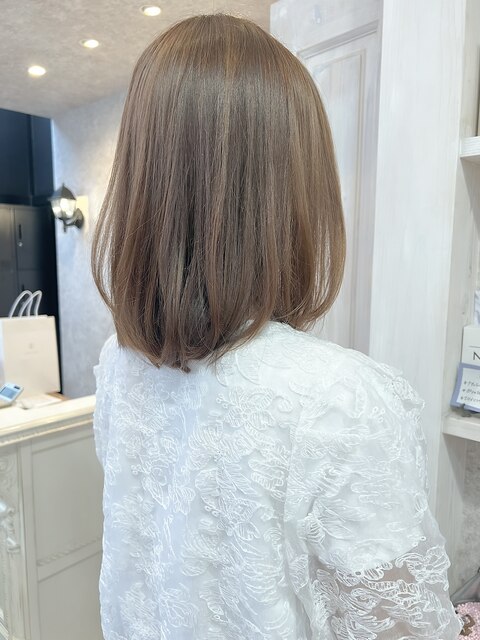 福山市美容室Caary髪質改善ストレートナチュラルストレートヘア