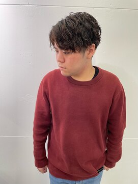 キング 高槻(K!ng) 縮毛矯正髪質改善ハイライトレイヤーカット高槻美容室エクステ