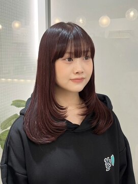 シア 春日部店(SHEER) ざくざくレイヤー×チェリーカラー/SHEER春日部店