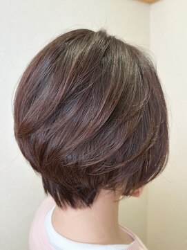 松本平太郎美容室 銀座本店 イノアカラー×レイヤーボブ/30代40代50代60代