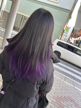 ヘアーデザインルアナ(Hair design Luana.) パープルカラー　カラーバター