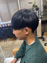 クレップスヘアーヒマワリ(CRE'PS HAIR HIMAWARI)&nbsp;サラ艶髪質改善縮毛矯正メンズマッシュ