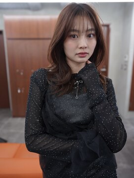 ニコ トウキョウ 渋谷(nico TOKYO) 顔まわりレイヤーハッシュレイヤー透明感オリーブグレージュ渋谷