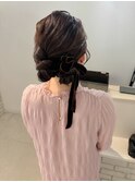 twin chignon