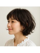 スープレックス ヘアーデザイン(SOUPREX HAIR DESIGN)&nbsp;大人可愛いふんわりナチュラルボブ　20代 30代 40代 50代 60代