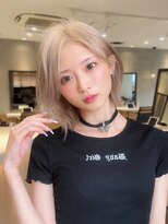 アスター 天神大名店(Aster)&nbsp;福岡で叶う/オリーブグレー/小顔に見えるヘア/ココアベージュ