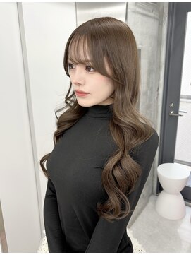 エヌアイ オモテサンドウ(ni omotesando) オリーブブラウンカラー/巻きスタイル