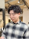 シャドウパーマ/刈り上げ/スパイラル/マッシュ/アップバング