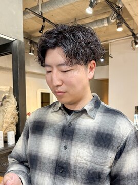 ノエル 池袋店(noel) シャドウパーマ/刈り上げ/スパイラル/マッシュ/アップバング