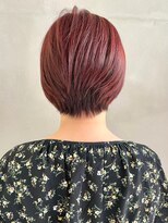 フェアリーテール 高坂店&nbsp;首元すっきり×艶感チェリーレッドショート