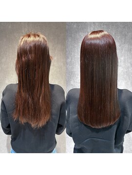 ディアーズ 徳島店(Dears) 改善5回目/カラーの傷み感を艶髪へ