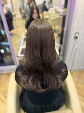 ロンド フィーユ(Lond fille) ◇ワンホンレイヤー顔周りカットレイヤーカット前髪イメチェン