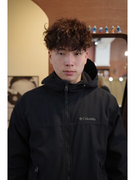 エディ(Edy) メンズマッシュツイストスパイラルパーマツイスパケアパーマ岡山