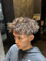 ベスト 木更津(BEST)&nbsp;ツイストパーマテーパーフェードニュアンスパーマ木更津men's