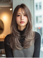 ダル 渋谷/表参道(DAL.)&nbsp;レイヤーカット/ハッシュカット/ブラウン/前髪カット
