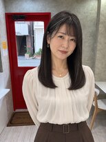 チャーム ヘア リゾート(charm hair resort) 50代絹髪縮毛矯正スタイル