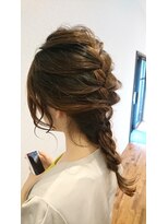 リアム ヘアアンドメイク(liam hair and make)&nbsp;編み込みワンテール