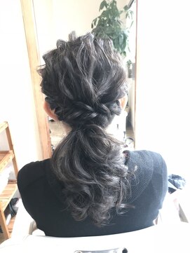ロカット サロン(Roquat Salon) 結婚式なみローポニーアレンジ【ヘアアレンジ　立川/立川南口】