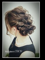 ヘアースペース 練馬店(hair space COCO)&nbsp;編み込みルーズヘアセット【ご予約TEL：0359469344】