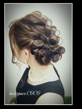 ヘアースペース 練馬店(hair space COCO) 編み込みルーズヘアセット【ご予約TEL：0359469344】
