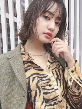 アリスバイアフロート 自由が丘(ALICe by AFLOAT) ミニボブ切りっぱなし外ハネ