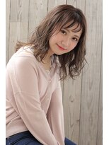 ソファ ヘア 仙台(Sofa)&nbsp;グレージュゆるウエーブ【Sofa仙台/髪質改善/oggiotto】