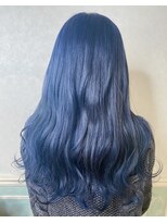 ヘアーサロン リアン 熊谷2号店(hair salon Rien) カリブブルー☆派手髪