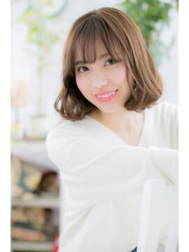 ミック ヘアアンドメイク アップ 駒込店(miq Hair&Make up) 癒し系♪ニュアンスカラーくせ毛風抜け感ウェーブa1
