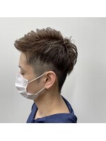 ヘアーメイク ラウラ(Hair+Make RauRa)&nbsp;イケモト★ツーブロックスタイル×ベージュハイライトカラー