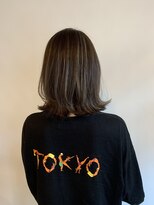 ブロッサム 若葉店(Blossom) 外ハネ×ハイライトスタイル20代30代40代ミディアム