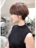大人かわいいハンサムマッシュショート