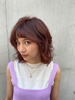 カシェ リタ ヘアー(CACHE'&RITA HAIR)&nbsp;ウルフ◯テラコッタオレンジカラー