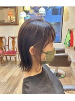 フェイバー 警固店(FAVOR)&nbsp;イヤリングカラーが可愛い外ハネボブ