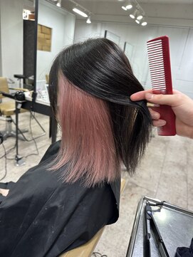アジールヘア 所沢プロペ通り店(agir hair) インナーピンク
