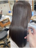 髪質改善/ロング/酸熱トリートメント/艶カラー/縮毛矯正